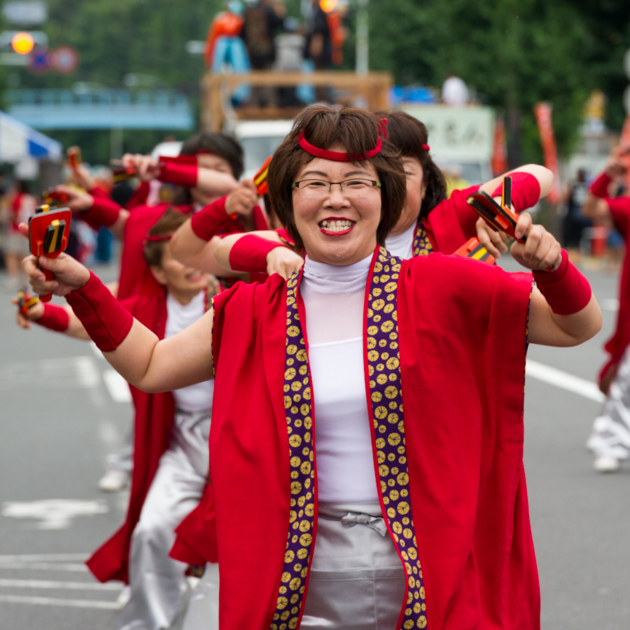 熱演！笑顔満開！ひのよさこい祭