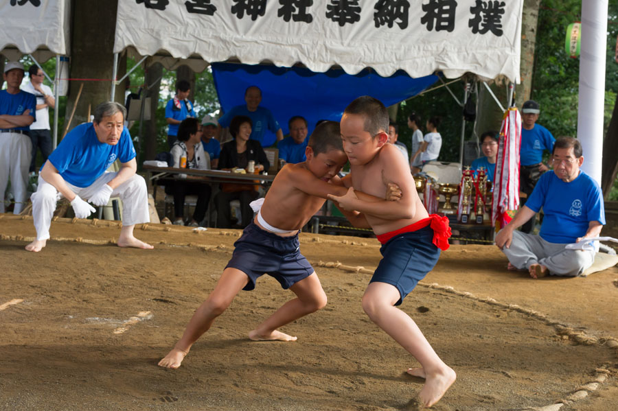 豊田若宮神社例大祭　奉納子ども相撲大会開催