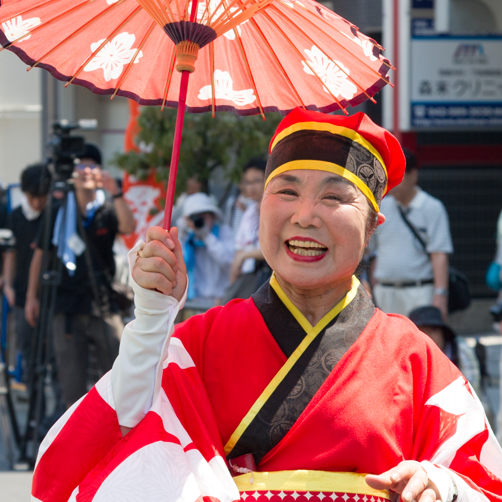 新しくなった街で、ひのよさこい炸裂