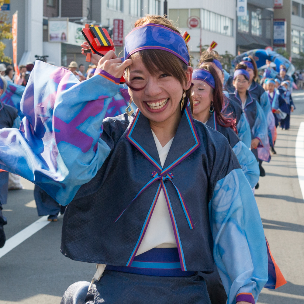 新しくなった街で、ひのよさこい炸裂