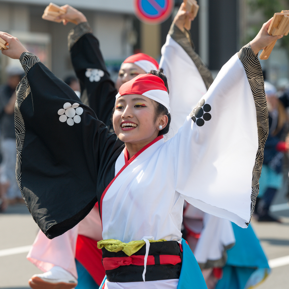 新しくなった街で、ひのよさこい炸裂