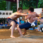 豊田若宮神社例大祭　奉納子ども相撲大会も開催