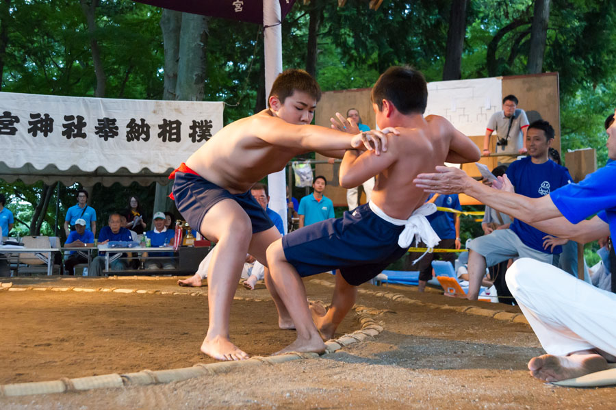 豊田若宮神社例大祭　奉納子ども相撲大会開催