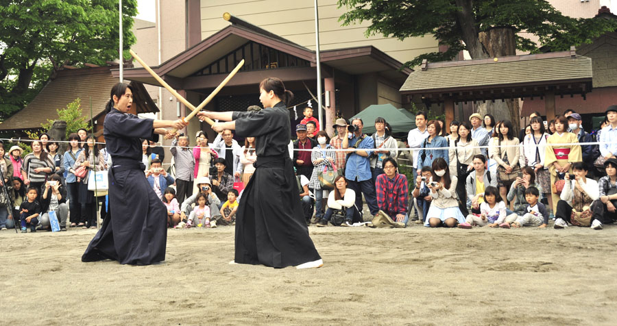 ひの新選組まつり「八坂神社武道体験」開催