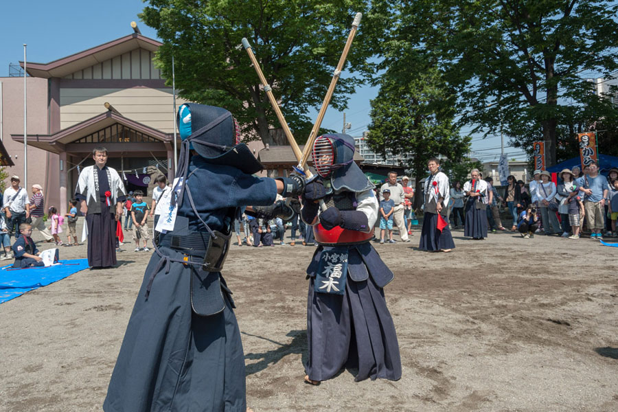 ひの新選組まつり　八坂神社奉納試合、剣術演武開催