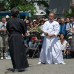 ひの新選組まつり　八坂神社奉納試合、剣術演武開催