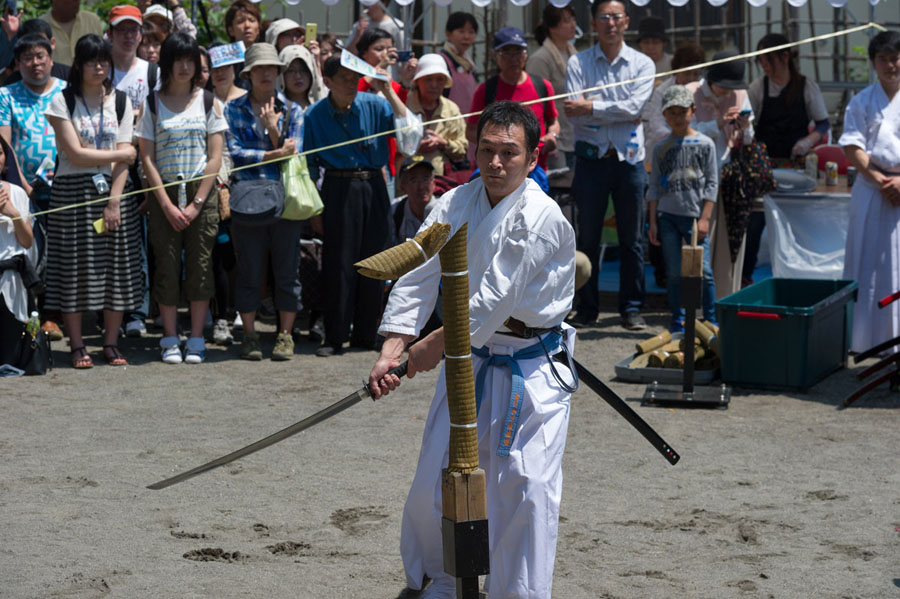 ひの新選組まつり　八坂神社奉納試合、剣術演武開催