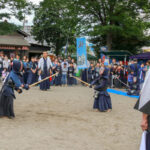 第25回ひの新選組まつり5月7日(土),　八坂神社奉納試合開催