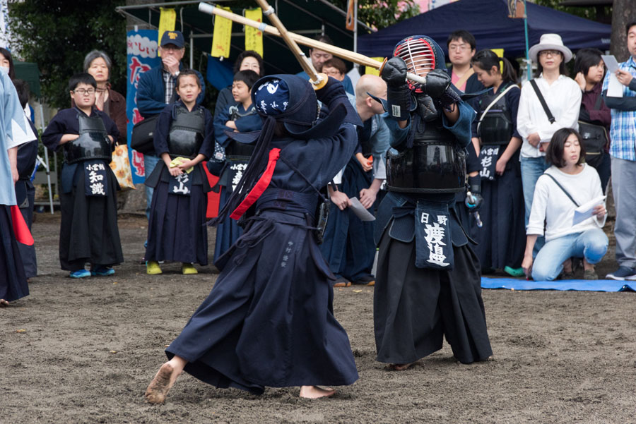 ひの新選組まつり　八坂神社奉納試合、剣術演武開催