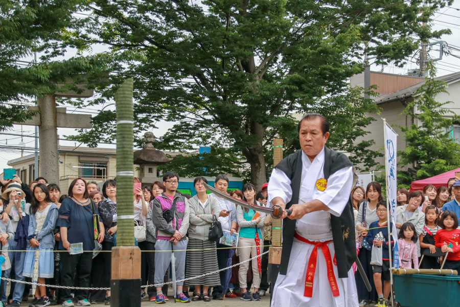 ひの新選組まつり　八坂神社奉納試合、剣術演武開催