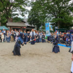 第22回ひの新選組まつり5月12日(日),　八坂神社奉納試合、剣術演武開催