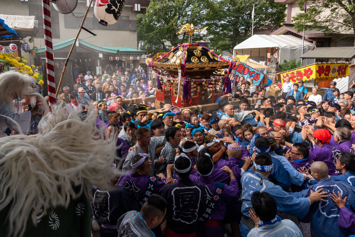 まちかど写真館inひの　「八坂の祭り」開催