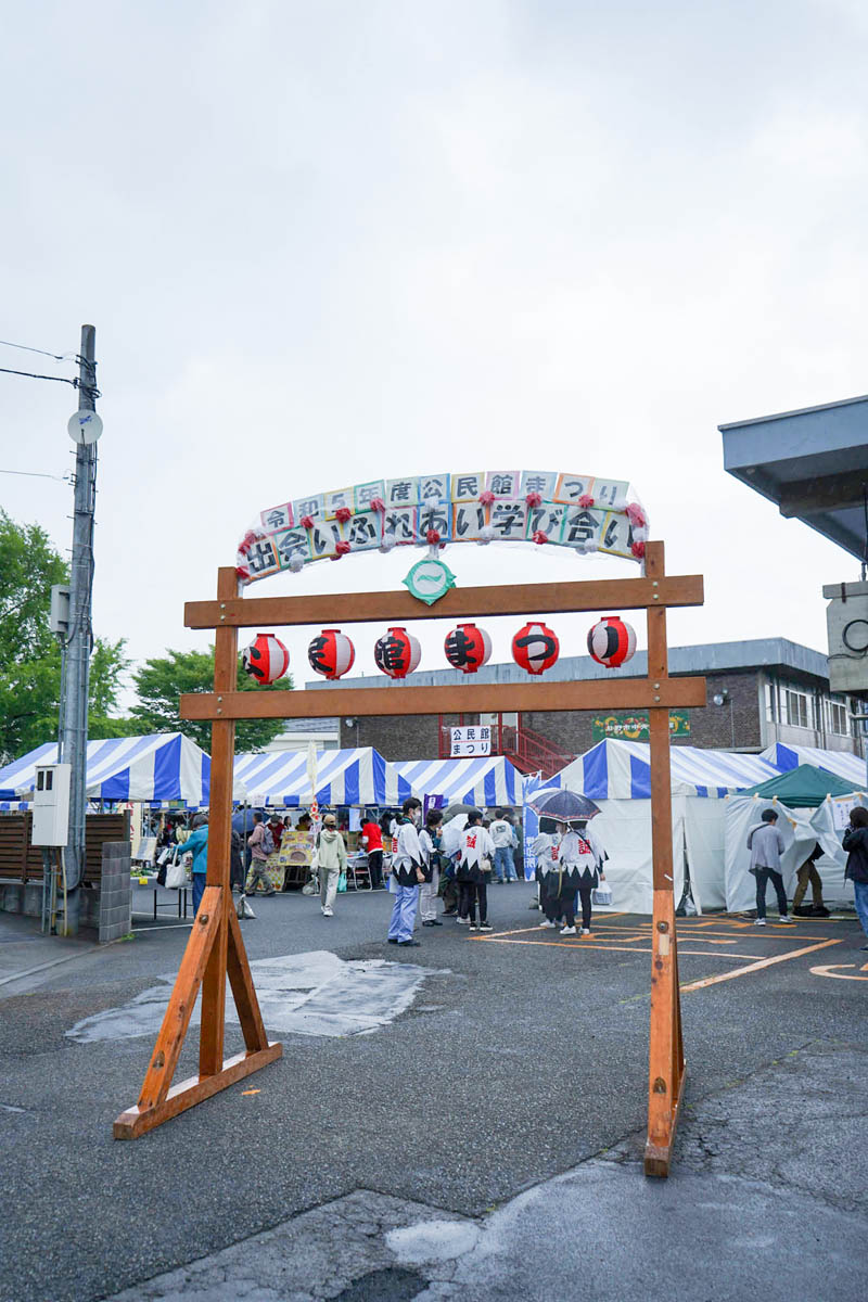 ひの新選組まつり「待たせたな！」、でも、雨には参った、ねっ。